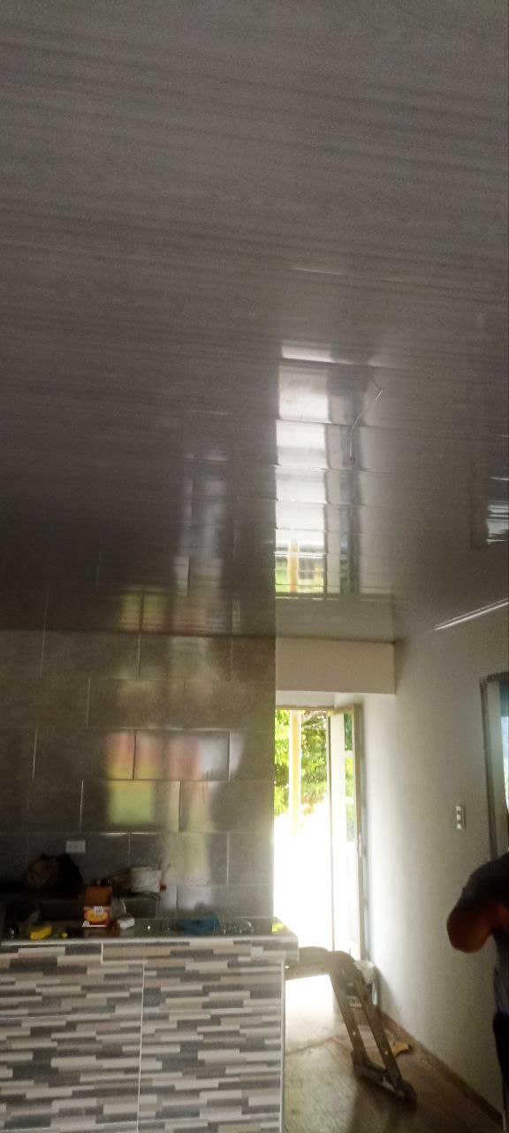Instalación de cielo raso PVC - Detalle de instalación